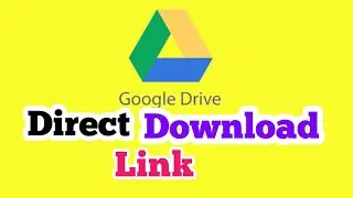 How to Generate direct Download link from Google Drive! Easy