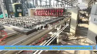China's new border blade fence machine, the latest model border fence welding machine,