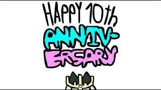 Battle Cats 10th anniversary is here. [Animation]