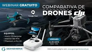 WEBINAR GRATUITO | Comparativa de drones