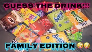 Guess the Drink Challenge | Family Edition
