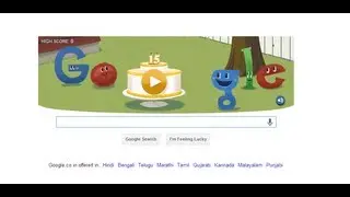 Google 15th Birthday Doodle