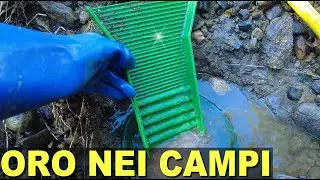 Come cercare ORO in una piccola roggia tra i campi, troverò oro? - Goldoro