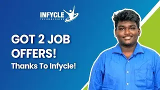 Our Student Got 2 job offers | Our Oracle Training and Placement Success Stories | Infycle Reviews