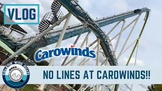 No Lines at Carowinds! | Multiple Rides on Each Major Coaster | Park Vlog