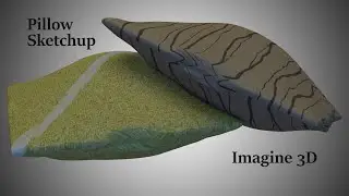 Pillow | Cloth Simulation | Sketchup | Imagine 3D
