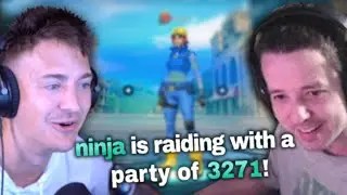 Ninja hosted me and I dumpstered the lobby