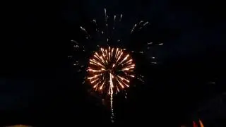 Фейерверк к Дню Победы  9 Мая. Городок.