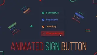 Css Animated  Sign Button