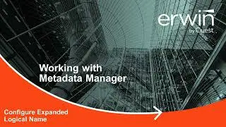 Metadata Manager Configure Expanded Logical Name v12