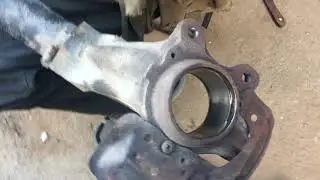 replacement of front wheel bearing Opel Vectra A/ Lanos/ Sens with your own hands