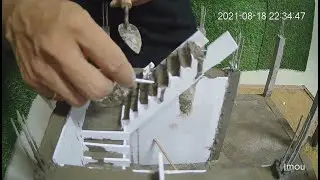 How to MAKE stairs for a MINI HOUSE. How Build a House Mini World #5.