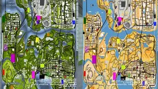 GREEN & YELLOW MAPS para GTA SAN ANDREAS/SAMP/MTA/PC & ANDROID