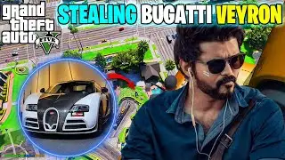 GTA5 : FRANKLIN THALAPATHY STYLE STEALING BUGATTI SUPER CARS IN GTA 5 | GTA 5 IN TAMIL