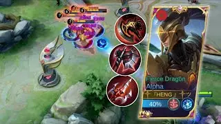 Alpha Cooldown and Lifesteal Build ~ Alpha Top 1 Global Build