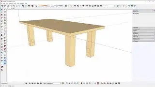 SketchUp Project 1 - Coffee Table