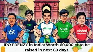 IPO Alert: 60,000 cr to be raised in 60 days  #stocks #stockmarket #share #sharemarket #finance #ipo