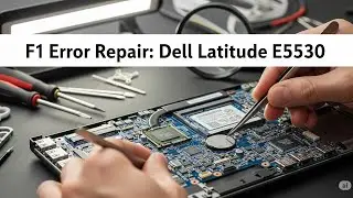 Dell latitude e5530 F1 error fixed | Date and time not saving