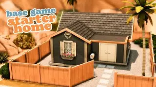 Base Game Starter Home - The Sims 4 Speed Build (No CC)