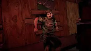 Lee saving Carley in Everett Pharmacy (The Walking Dead Season One)