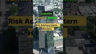 Deloitte Interns Hiring| HR hiring| Deloitte off campus hiring #freshers #deloittehiring #internship