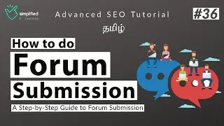 How to do Forum Submission for SEO in Tamil | Off page SEO Tutorial in Tamil | #36