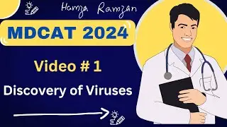 Discovery of Viruses | MDCAT 2024 | Video # 1 #mdcat #mdcat2024 #mdcatmcqs