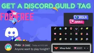 How To get a Guild tag in discord For Free!