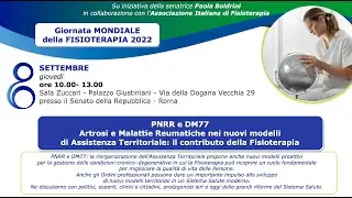 8 settembre 2022. AIFI al Senato: "DM77 e malattie reumatiche". Nasce l'Ordine dei Fisioterapisti