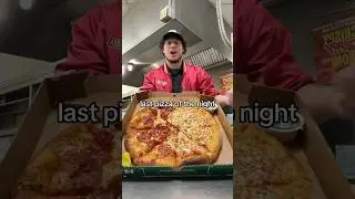 WHO ORDERED 5 minutes before we close?!? #pizza #youtube #youtubeshorts #better
