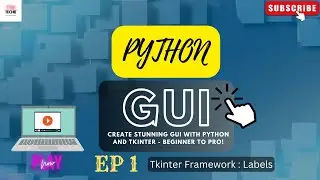 TKINTER LABELS IN TAMIL: GUI DEVELOPMENT PYTHON 🔥