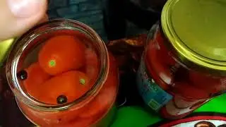 Маринуем помидоры на зиму. Очень просто и вкусно.