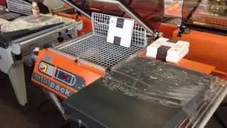 Krimp verpakkingsmachine met krimpklok "FC 76" (Minipack) België, Luxemburg b.v.: papier, boek