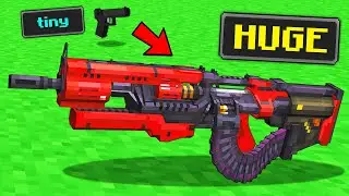 Every Kill, Your Gun Gets GIANT in Minecraft Bedwars...
