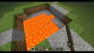 Minecraft Lava pit Secret entrance