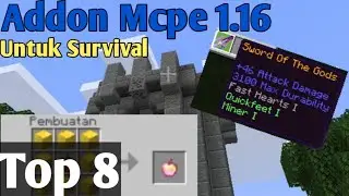 Top 8 Addon for survival mcpe 1.16