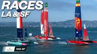 BEST Races From Los Angeles & San Francisco in 2025 | SailGP