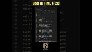 Deer In HTML And CSS