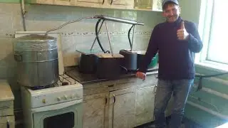 Самогон из яблочного вина год выдержки ,  перегонка с сухопарником.Кальвадос.