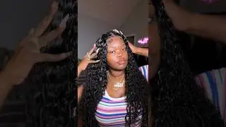 CURLY WIG + LOCS 🎀 Upretty Hair ❄️ #amiyanushen #wigreview #gluelesswigs #lacefront