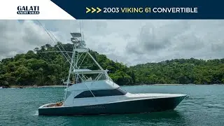 2003 Viking 61 Convertible Yacht For Sale "Restless"