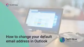 Microsoft Outlook: How To Identify & Change Your Default Email Address (Tech How: IT Support Videos)