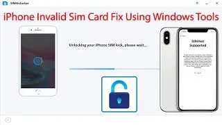 iPhone Invalid Sim Card Fix Using iTooLab SimUnlock | 2022 New Windows for Invalid Sim Card Fix