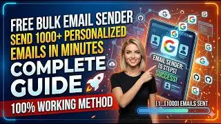 Free Bulk Email Sender Tool | How to Send 1000+ Personalized Emails in Minutes