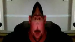 Weird Dude with one eye and a glass (Cool effects)