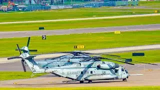 US Marines Sikorsky CH53 Helicopters Bad Mood Day Spotting TPA
