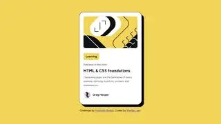Blog preview card - Frontend Mentor Challenge | #html5 #css3