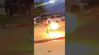 Oh No Fireball #firedance #fire #toddleractivities #summer #hawaii  #dancer