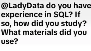 SQL resources
