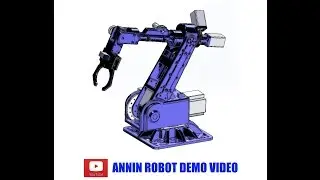3D printed stepper motor 6 axis robot